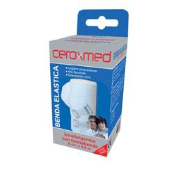 BENDA ELASTICA CEROXMED 6X450 CM CON GANCIO 1 PEZZO - Farmapanda Srl