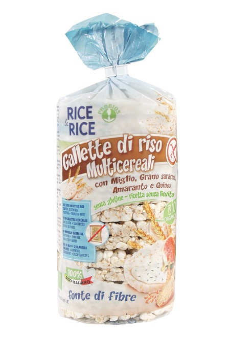 RICE&RICE GALLETTE MULTICEREALI 100 G SENZA LIEVITO - Farmapanda Srl