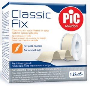 CEROTTO IN ROCCHETTO CLASSIC FIX WHITE 1,25X500 CM FUSTELLA - Farmapanda Srl