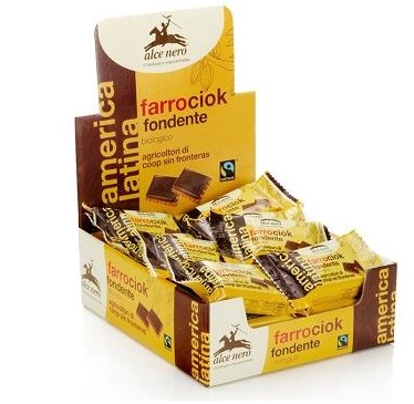 BISCOTTO DI FARRO E CIOCCOLATO FONDENTE BIO FAIRTRADE 28 G - Farmapanda Srl