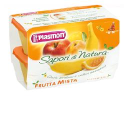 PLASMON SAPORI DI NATURA OMOGENEIZZATO FRUTTA MISTA 100 G X 4 PEZZI - Farmapanda Srl