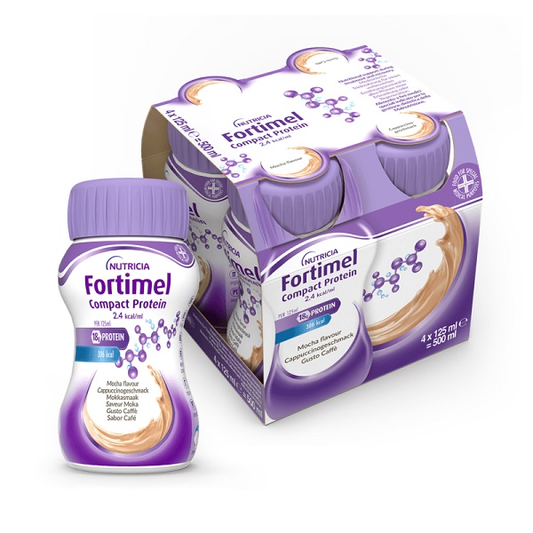 FORTIMEL COMPACT PROTEIN CAFFE' 4 BOTTIGLIE DA 125 ML - Farmapanda Srl