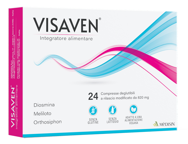 VISAVEN 24 COMPRESSE 820 MG SENZA GLUTINE SENZA LATTOSIO - Farmapanda Srl