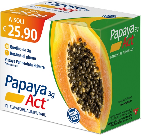 PAPAYA ACT 3G 30 BUSTINE - Farmapanda Srl