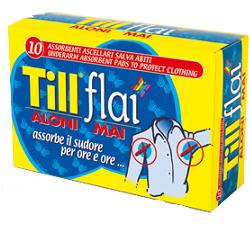 TILL FLAI ASSORBENTI ASCELLARI 10 PEZZI - Farmapanda Srl