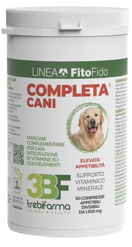 COMPLETA CANI 50 COMPRESSE BARATTOLO 75 G - Farmapanda Srl