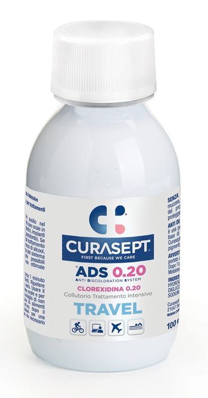 CURASEPT COLLUTORIO 0,20 ADS TRAVEL 100 ML - Farmapanda Srl