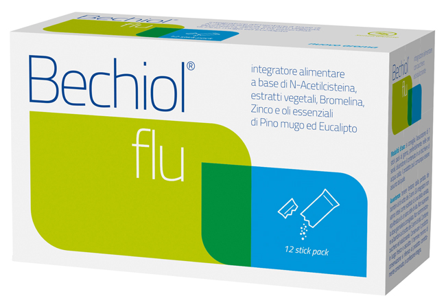 BECHIOL FLU 12 BUSTINE STICK PACK - Farmapanda Srl