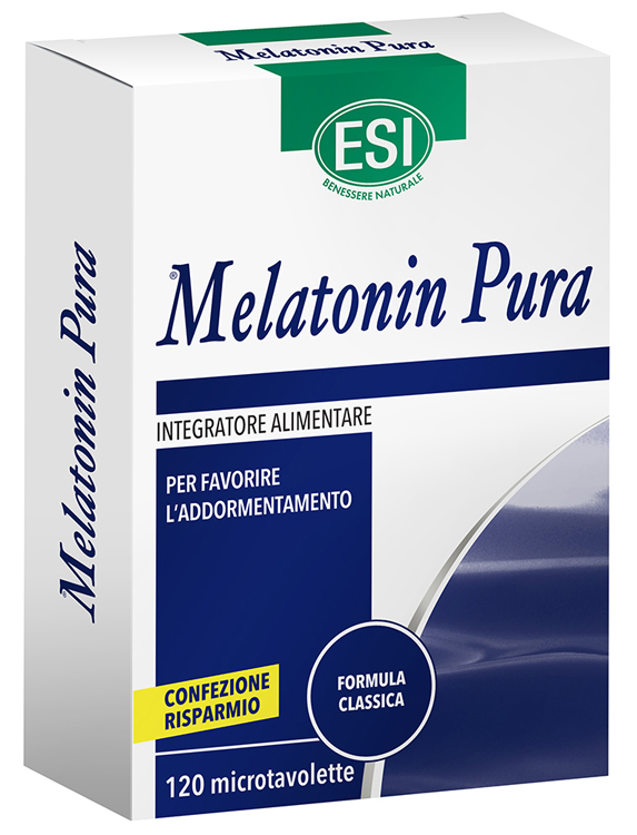 ESI MELATONIN PURA 120 MICROTAVOLETTE - Farmapanda Srl