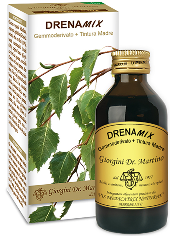 DRENAMIX GEMMODERIVATO + TINTURA MADRE SENZA ALCOOL 100 ML - Farmapanda Srl