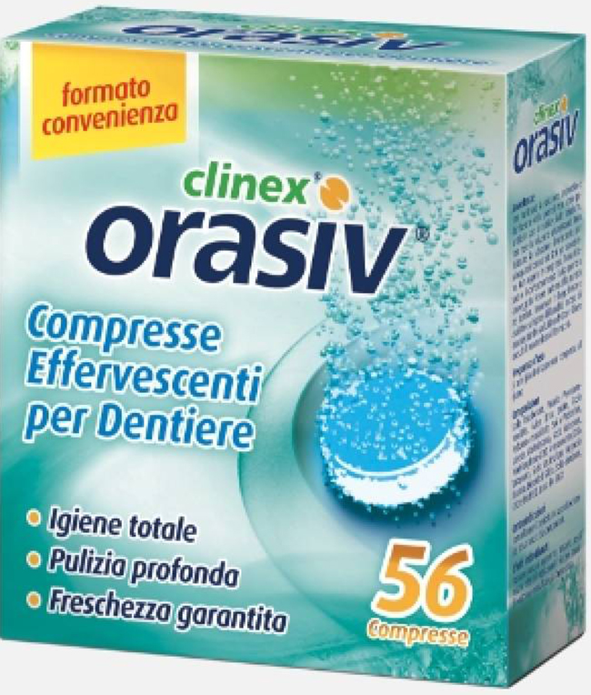 ORASIV CLINEX 56 COMPRESSE EFFERVESCENTI - Farmapanda Srl