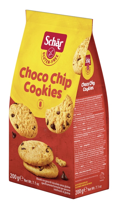 SCHAR CHOCO CHIP COOKIES 200 G - Farmapanda Srl