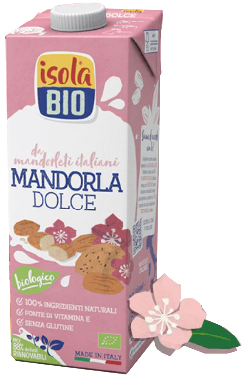 ISOLA BIO MANDORLA DOLCE BEVANDA BIOLOGICA 1 LITRO - Farmapanda Srl
