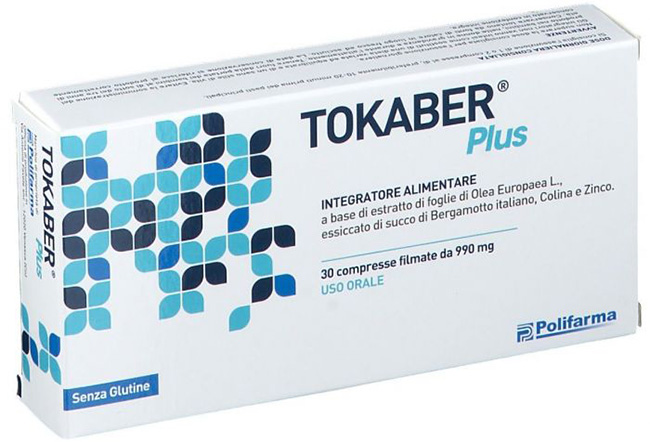 TOKABER PLUS 990MG 30 COMPRESSE - Farmapanda Srl