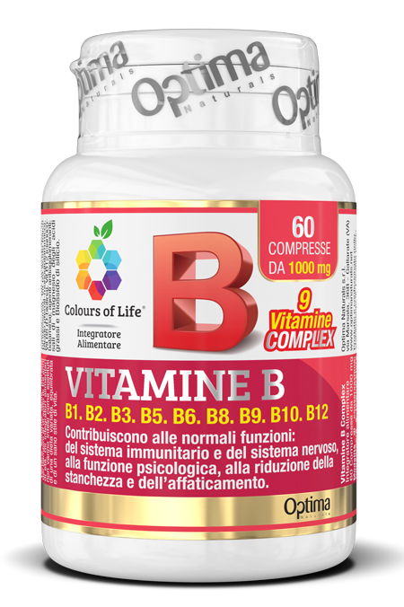 COLOURS OF LIFE VITAMINE B COMPLEX 60 COMPRESSE 1000 MG - Farmapanda Srl
