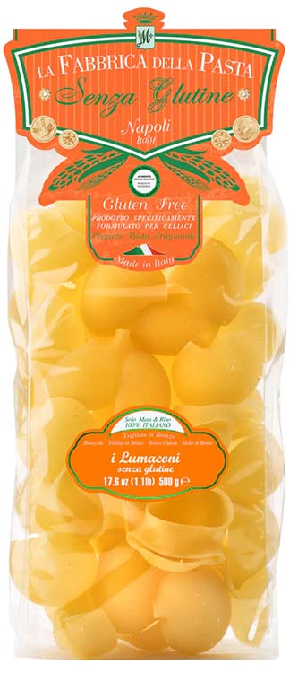 I LUMACONI GIGANTI PASTA SENZA GLUTINE 500 G - Farmapanda Srl