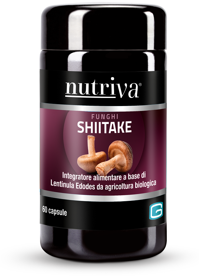 NUTRIVA SHIITAKE BIO 60 CAPSULE - Farmapanda Srl