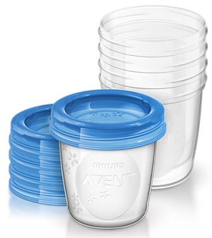 AVENT VASETTI VIA COPERCHIO 180 ML 5 PEZZI - Farmapanda Srl