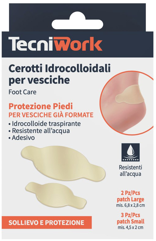 CEROTTI IDROCOLLOIDALI PER VESCICHE 5 PEZZI - Farmapanda Srl