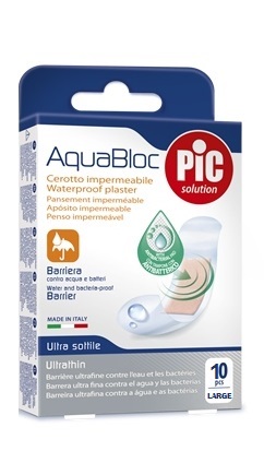 CEROTTO PIC AQUABLOC 25X72MM ANTIBATTERICO 10 PEZZI - Farmapanda Srl