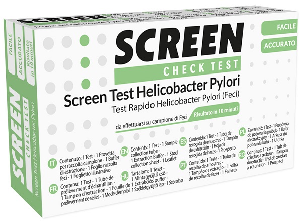 SCREEN TEST RAPIDO ANTIGENI HELICOBACTER PYLORI FECI UMANE - Farmapanda Srl