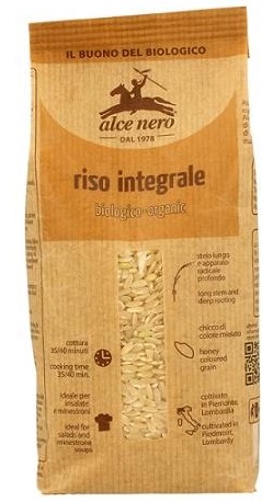 RISO INTEGRALE BIO 500 G - Farmapanda Srl