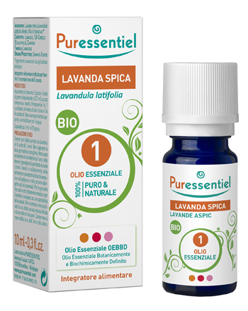 PURESSENTIEL LAVANDA SPICA OLIO ESSENZIALE BIO 10 ML - Farmapanda Srl