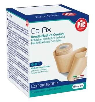 BENDA ELASTICA PIC CO FIX AUTOADESIVA 12X5CM MEDIUM - Farmapanda Srl