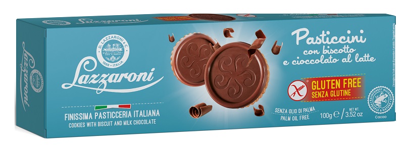PASTICCINI BISCOTTO/CIOCCOLATO AL LATTE 100 G - Farmapanda Srl