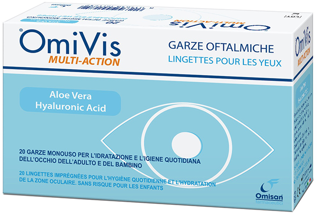 GARZE OFTALMICHE OMIVIS 20 PEZZI - Farmapanda Srl
