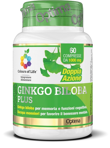 COLORUS OF LIFE GINKGO BILOBA PLUS 60 COMPRESSE 1000 MG - Farmapanda Srl