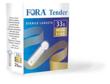 LANCETTE PUNGIDITO FORA TENDER 33 GAUGE 25 PEZZI - Farmapanda Srl