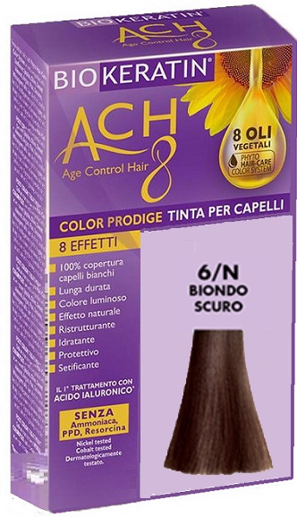 BIOKERATIN ACH8 COLOR PRODIGE 6/N BIONDO SCURO - Farmapanda Srl