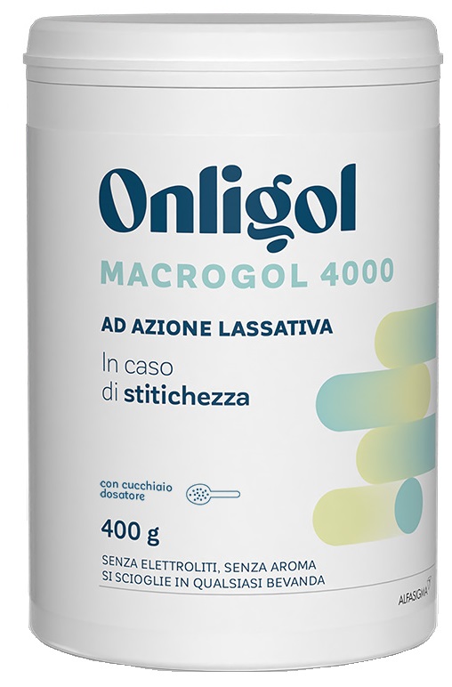 ONLIGOL MACROGOL 4000 400 G SENZA ZUCCHERO - Farmapanda Srl