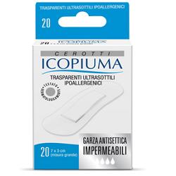 ICOPIUMA CEROTTO TRASPARENTE GRANDE 20 PEZZI - Farmapanda Srl