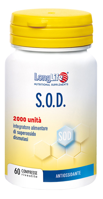 LONGLIFE SOD 2000 60 COMPRESSE RIVESTITE - Farmapanda Srl