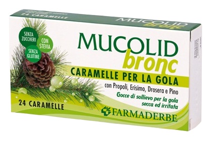 MUCOLID BRONC PROPOLI&PINO 24 CARAMELLE - Farmapanda Srl