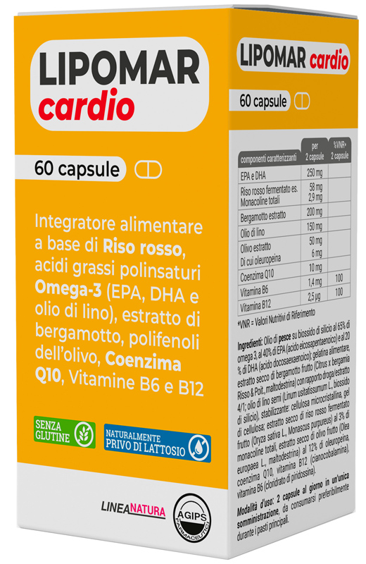 LIPOMAR CARDIO 60 CAPSULE - Farmapanda Srl