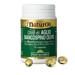 NATUROLI OLIO DI AGLIO BIANCOSPINO OLIVO 70 PERLE - Farmapanda Srl