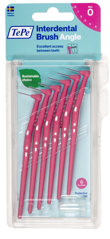 TEPE ANGLE SCOVOLINO ROSA 0,4MM 6 PEZZI - Farmapanda Srl