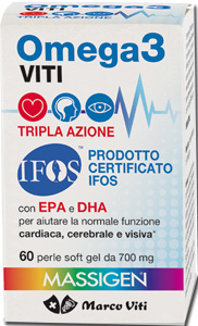 OMEGA3 VITI TRIPLA AZIONE 60 PERLE - Farmapanda Srl