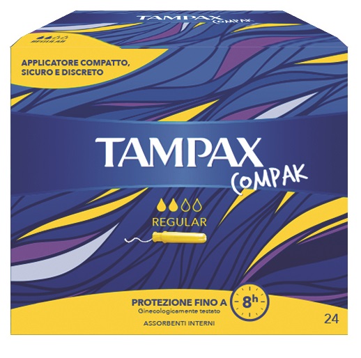 TAMPAX COMPAX REGULAR 24 PEZZI - Farmapanda Srl