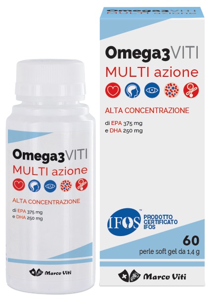 VITI OMEGA3 MULTIAZIONE 60 PERLE - Farmapanda Srl