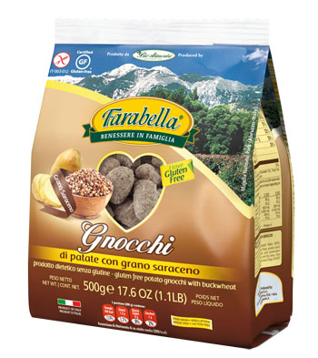 FARABELLA GNOCCHI DI PATATE AL GRANO SARACENO 500 G - Farmapanda Srl