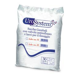 SACCA DI DRENAGGIO DA GAMBA PER INCONTINENZA UROSYSTEM TUBO 35 CM 30 PEZZI - Farmapanda Srl