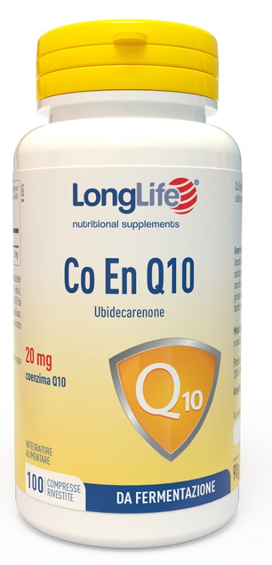 LONGLIFE CO EN Q10 20MG 100 COMPRESSE RIVESTITE - Farmapanda Srl