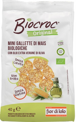 BIOCROC MINI GALLETTE MAIS BIO 40 G - Farmapanda Srl