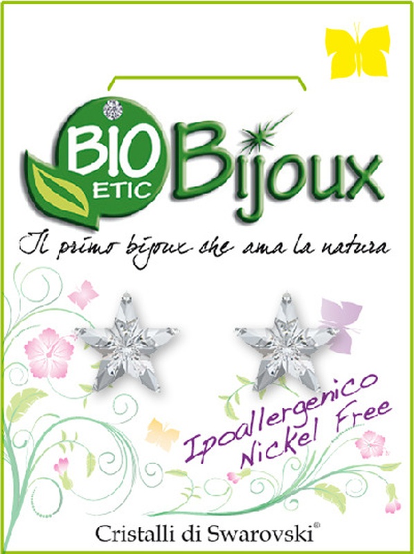 ORECCHINO STELLA 10MM CRYSTAL - Farmapanda Srl