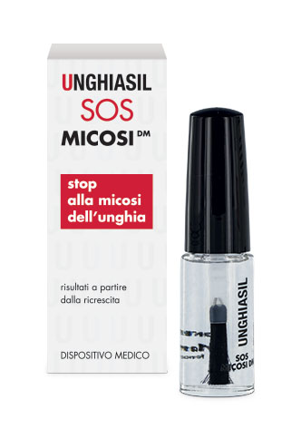 ANTIMICOTICO UNGHIASIL SOS MICOSI IN FLACONE DI VETRO 5 ML CON PENNELLO APPLICATORE + ASTUCCIO - Farmapanda Srl