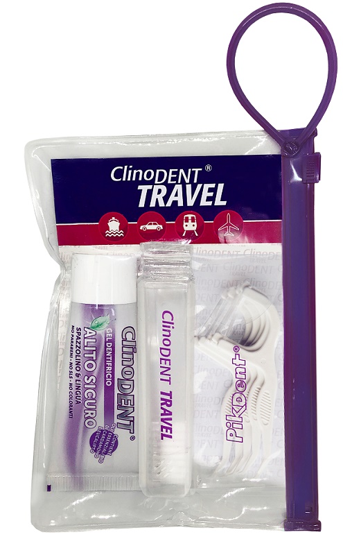 CLINODENT TRAVEL KIT - Farmapanda Srl